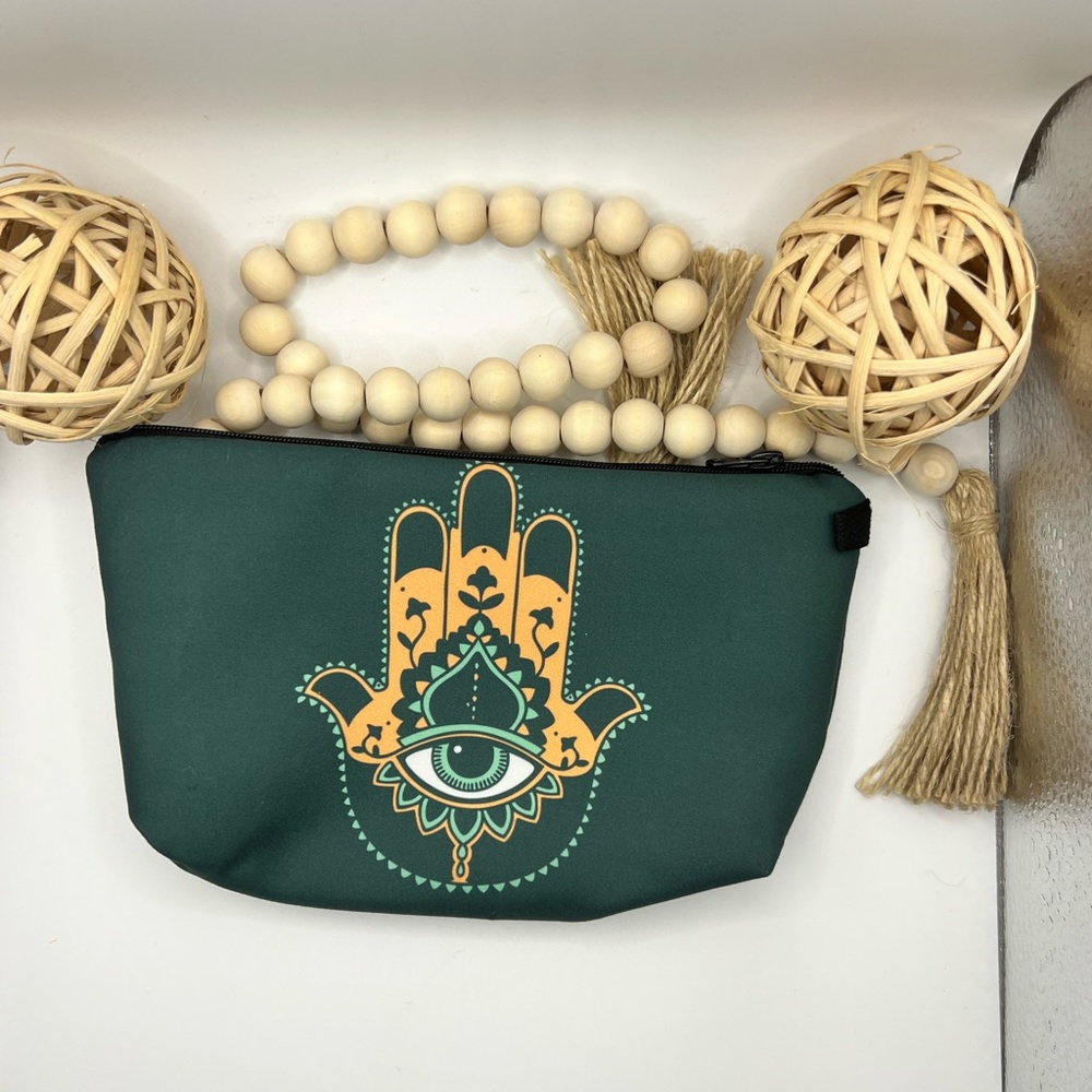 Hamsa‎ Hand Makeup/Toiletry Bag NEW